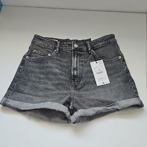 Zara Dark Gray Jean Shortssize 8(40)